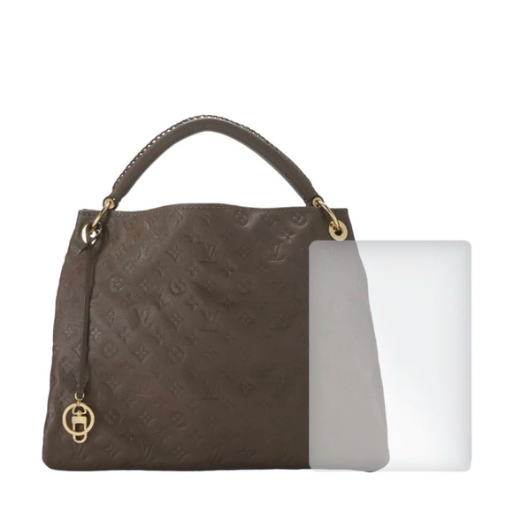 Louis Vuitton Brown Shoulder Bag with Gold Accents - Picture 6 of 14